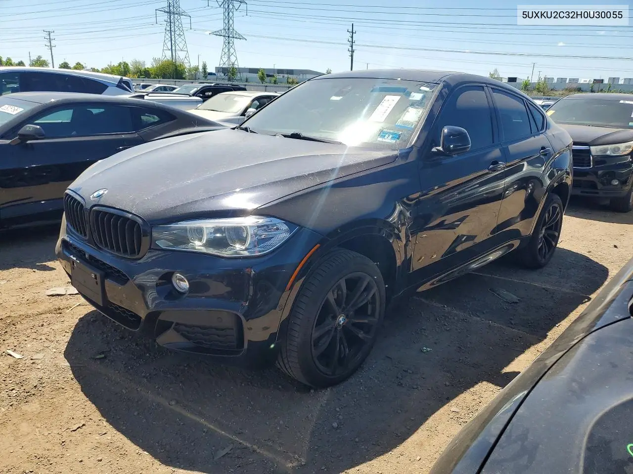 2017 BMW X6 xDrive35I VIN: 5UXKU2C32H0U30055 Lot: 53220076