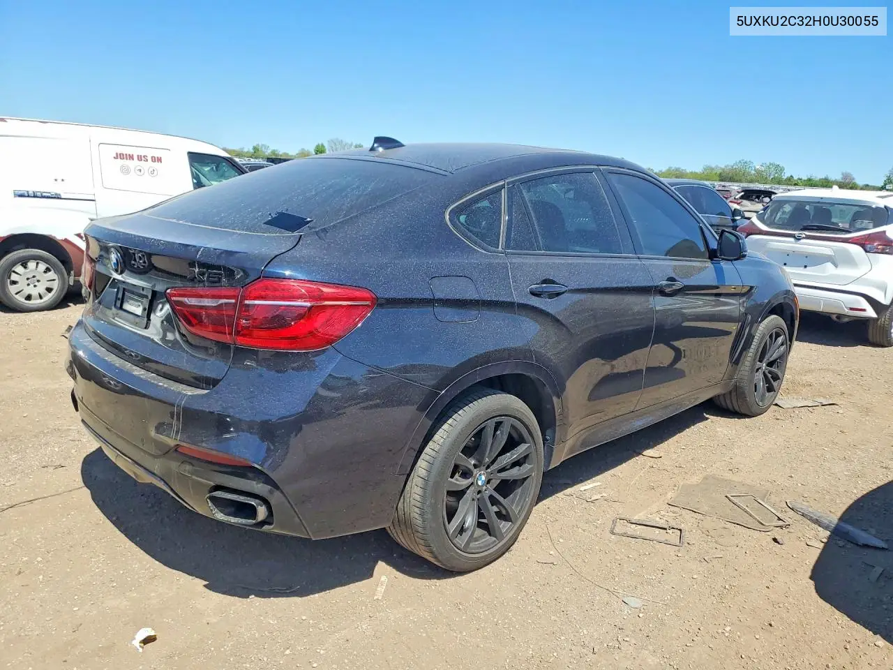 2017 BMW X6 xDrive35I VIN: 5UXKU2C32H0U30055 Lot: 53220076