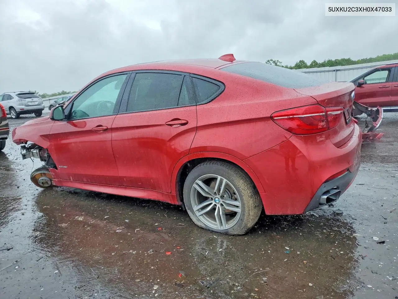 2017 BMW X6 xDrive35I VIN: 5UXKU2C3XH0X47033 Lot: 53624966