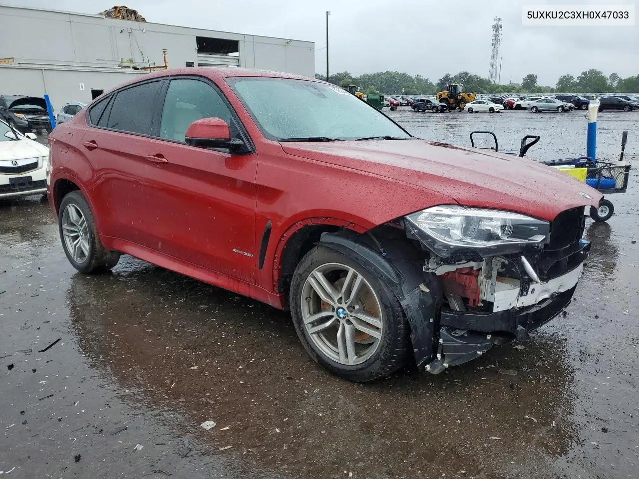 2017 BMW X6 xDrive35I VIN: 5UXKU2C3XH0X47033 Lot: 53624966