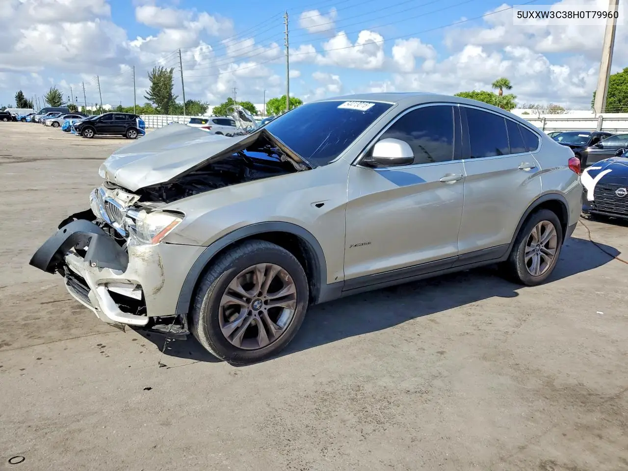 2017 BMW X4 VIN: 5UXXW3C38H0T79960 Lot: 54413016