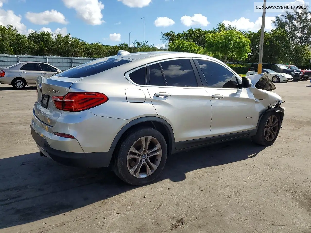 2017 BMW X4 VIN: 5UXXW3C38H0T79960 Lot: 54413016