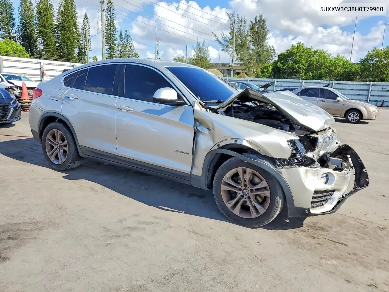 2017 BMW X4 VIN: 5UXXW3C38H0T79960 Lot: 54413016