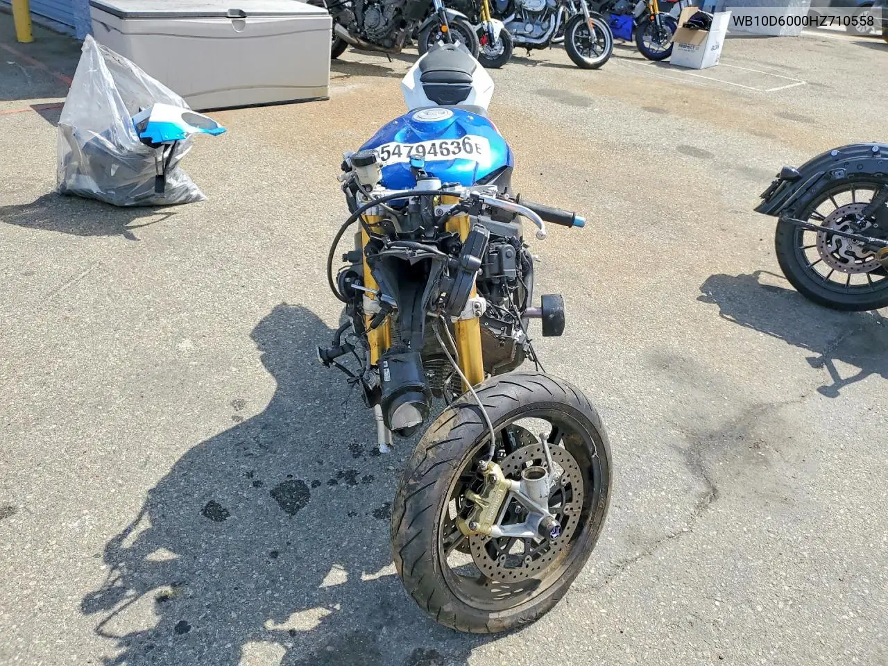 2017 BMW S 1000 Rr VIN: WB10D6000HZ710558 Lot: 54794636