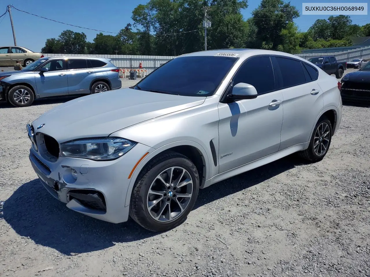 2017 BMW X6 Sdrive35I VIN: 5UXKU0C36H0G68949 Lot: 55965506