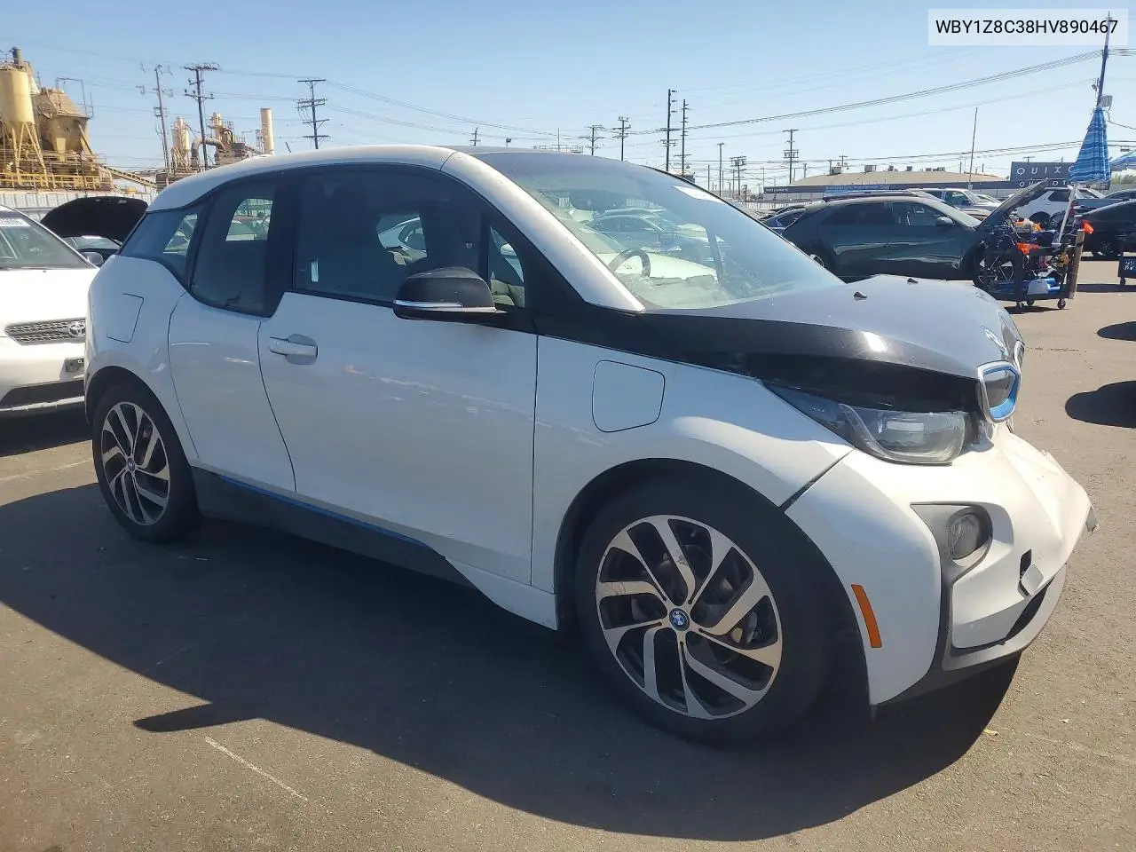 2017 BMW I3 Rex VIN: WBY1Z8C38HV890467 Lot: 57494036