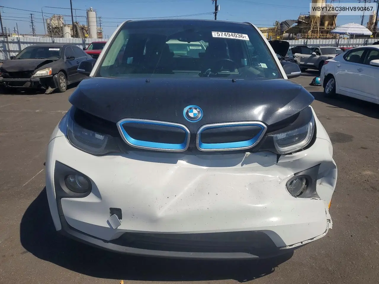 2017 BMW I3 Rex VIN: WBY1Z8C38HV890467 Lot: 57494036