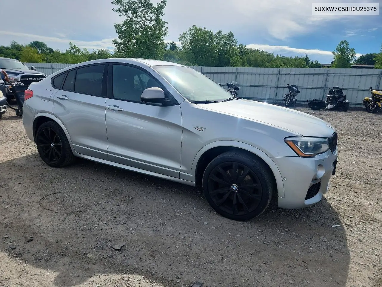 2017 BMW X4 xDrivem40I VIN: 5UXXW7C58H0U25375 Lot: 57941026
