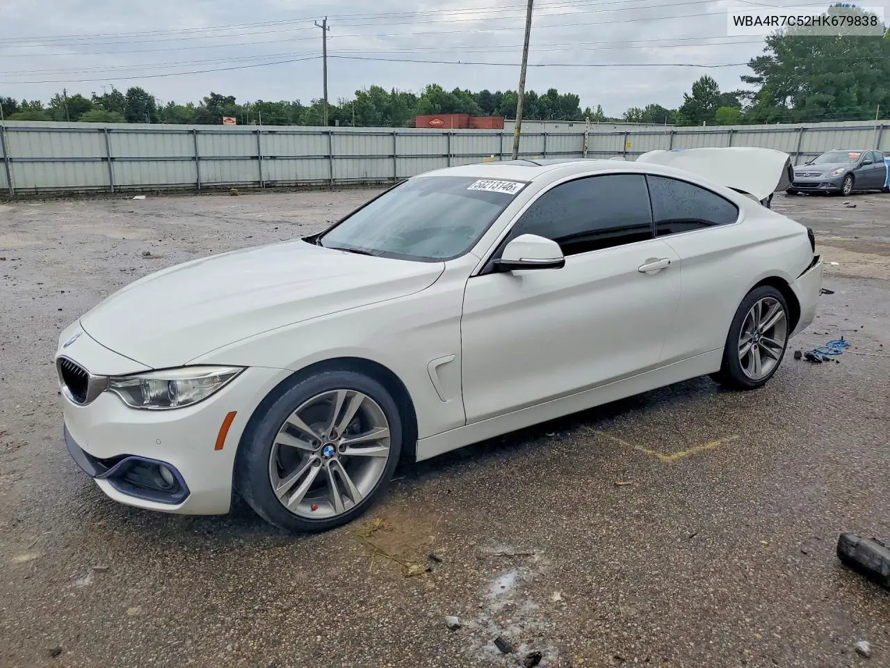 2017 BMW 430I VIN: WBA4R7C52HK679838 Lot: 58213146