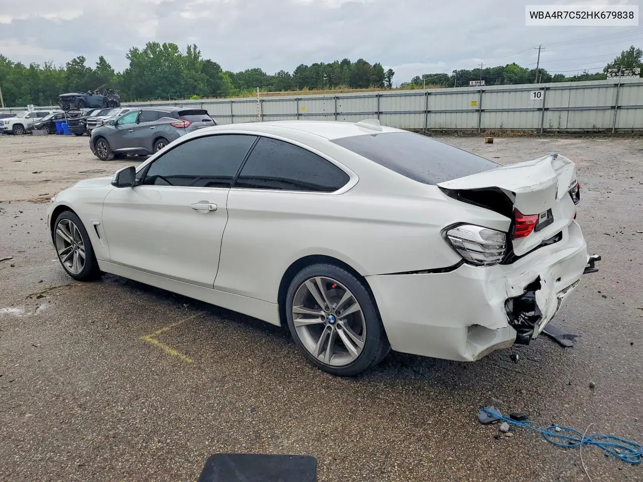 2017 BMW 430I VIN: WBA4R7C52HK679838 Lot: 58213146