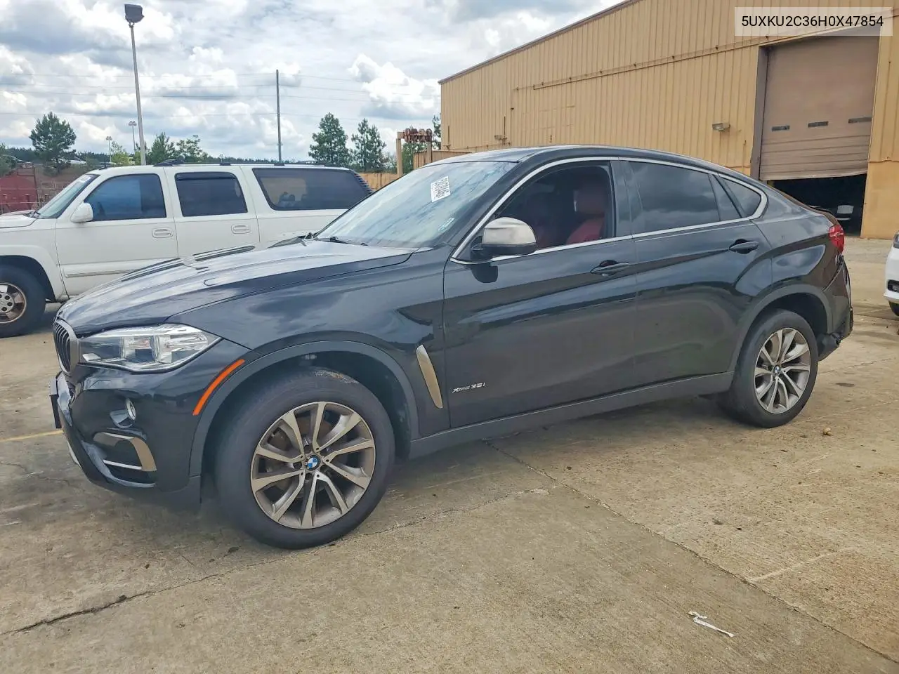 2017 BMW X6 xDrive35I VIN: 5UXKU2C36H0X47854 Lot: 58478446