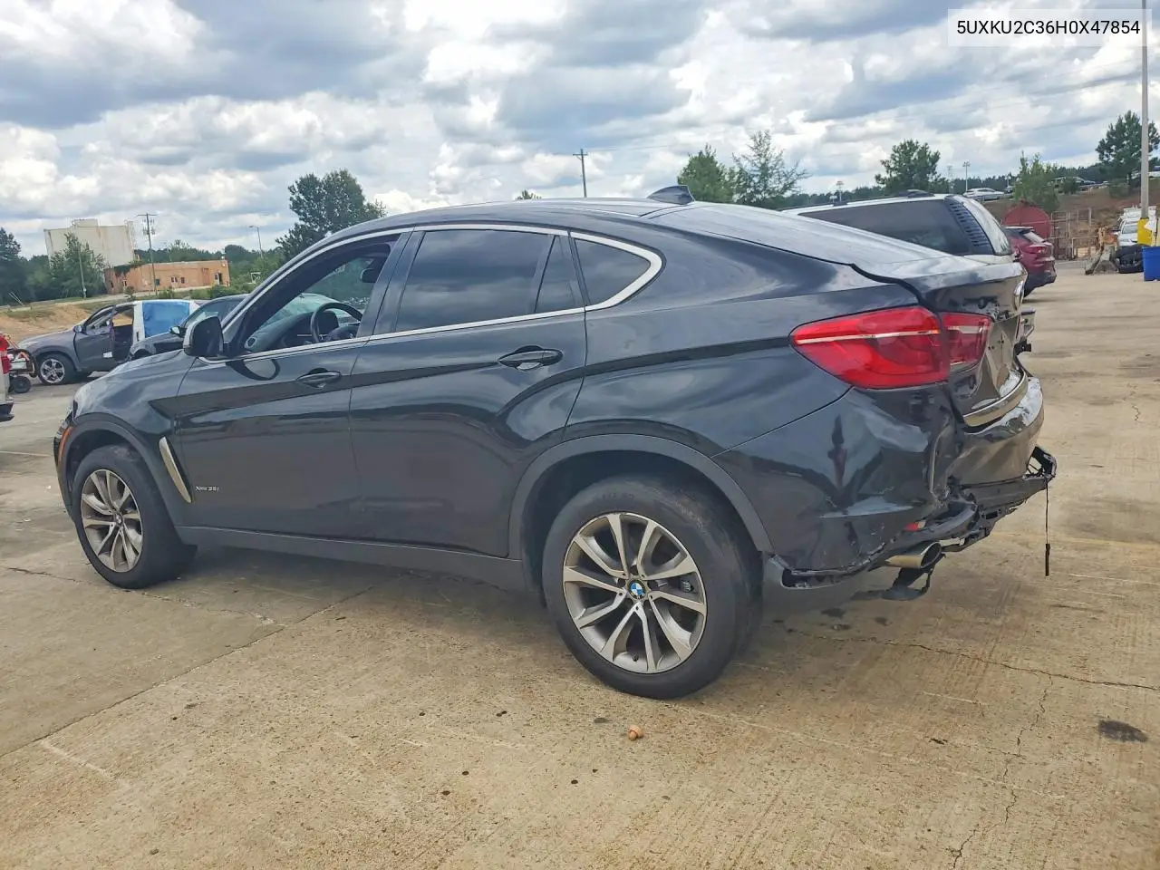 2017 BMW X6 xDrive35I VIN: 5UXKU2C36H0X47854 Lot: 58478446