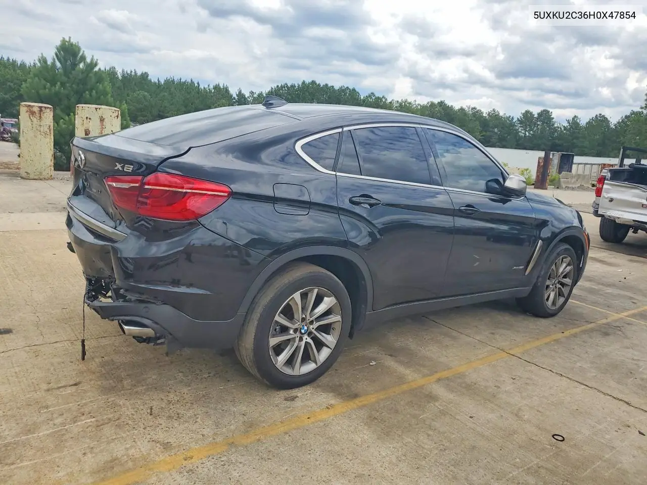 2017 BMW X6 xDrive35I VIN: 5UXKU2C36H0X47854 Lot: 58478446