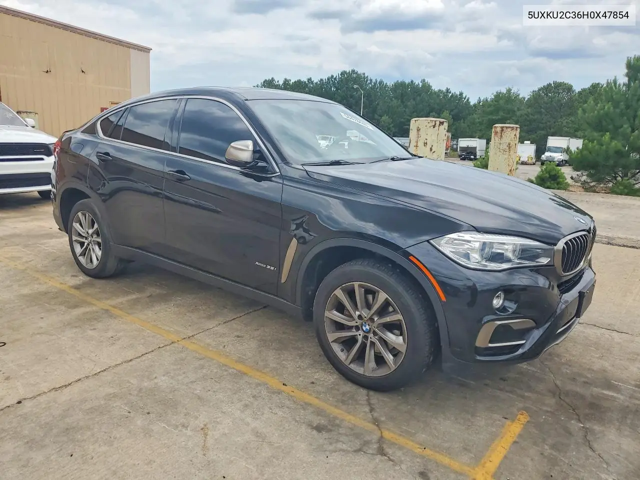 2017 BMW X6 xDrive35I VIN: 5UXKU2C36H0X47854 Lot: 58478446