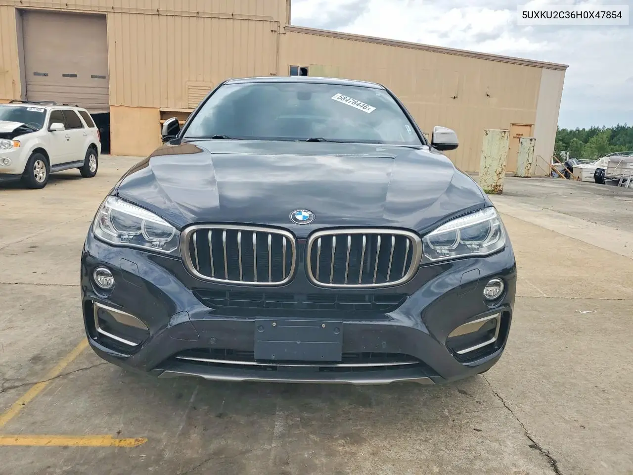 2017 BMW X6 xDrive35I VIN: 5UXKU2C36H0X47854 Lot: 58478446