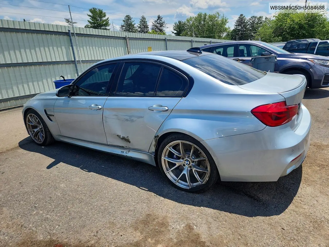 2017 BMW M3 VIN: WBS8M9C50H5G84688 Lot: 58692786