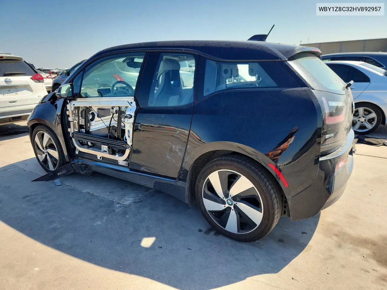 2017 BMW I3 Rex VIN: WBY1Z8C32HV892957 Lot: 59643526