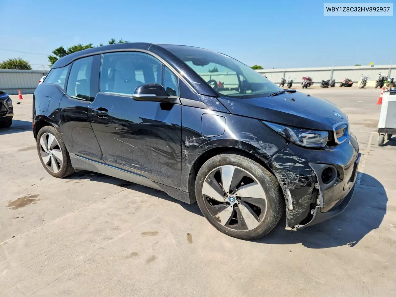 2017 BMW I3 Rex VIN: WBY1Z8C32HV892957 Lot: 59643526