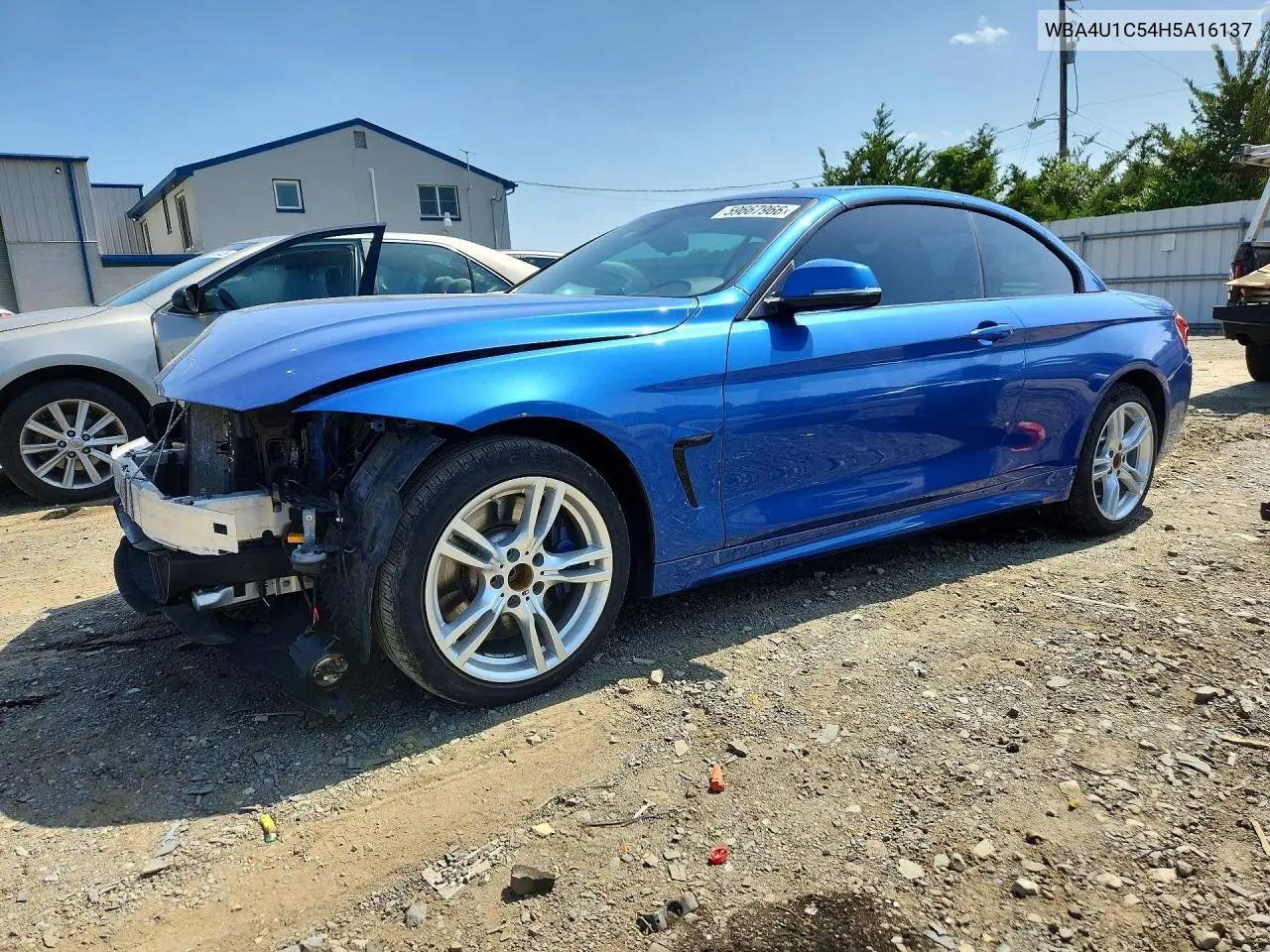 2017 BMW 440Xi VIN: WBA4U1C54H5A16137 Lot: 59667966