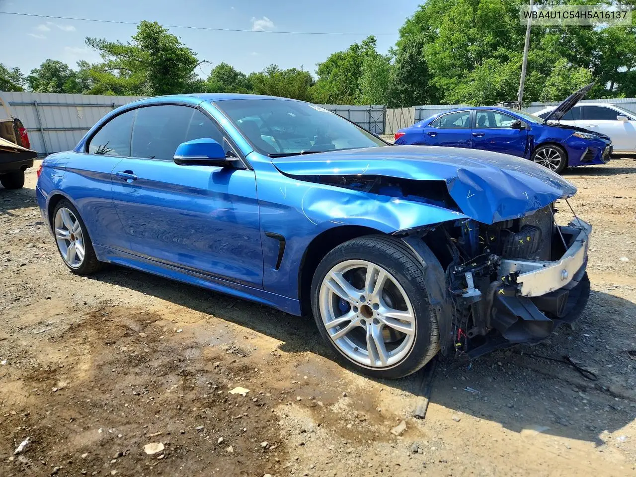 2017 BMW 440Xi VIN: WBA4U1C54H5A16137 Lot: 59667966