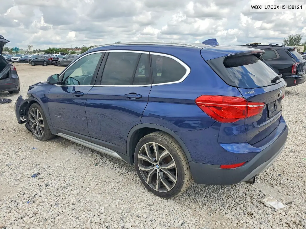 2017 BMW X1 Sdrive28I VIN: WBXHU7C3XH5H38124 Lot: 59793716
