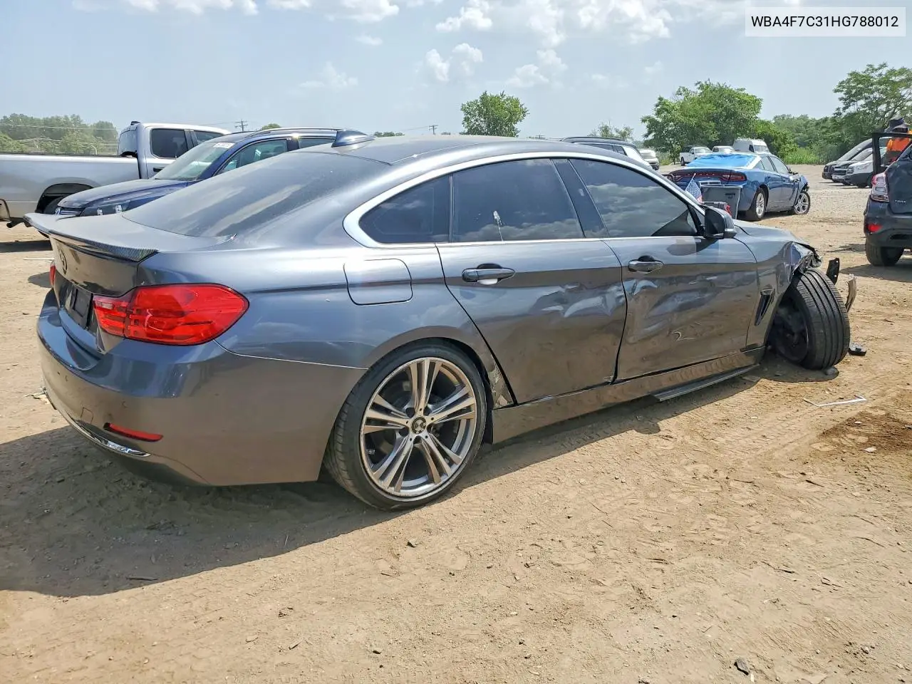 2017 BMW 430I Gran Coupe VIN: WBA4F7C31HG788012 Lot: 59849596