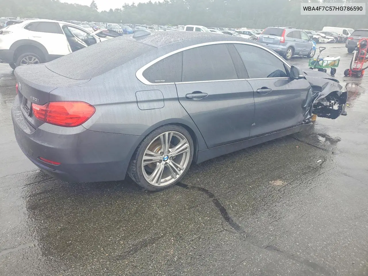 2017 BMW 430I Gran Coupe VIN: WBA4F7C57HG786590 Lot: 60158656