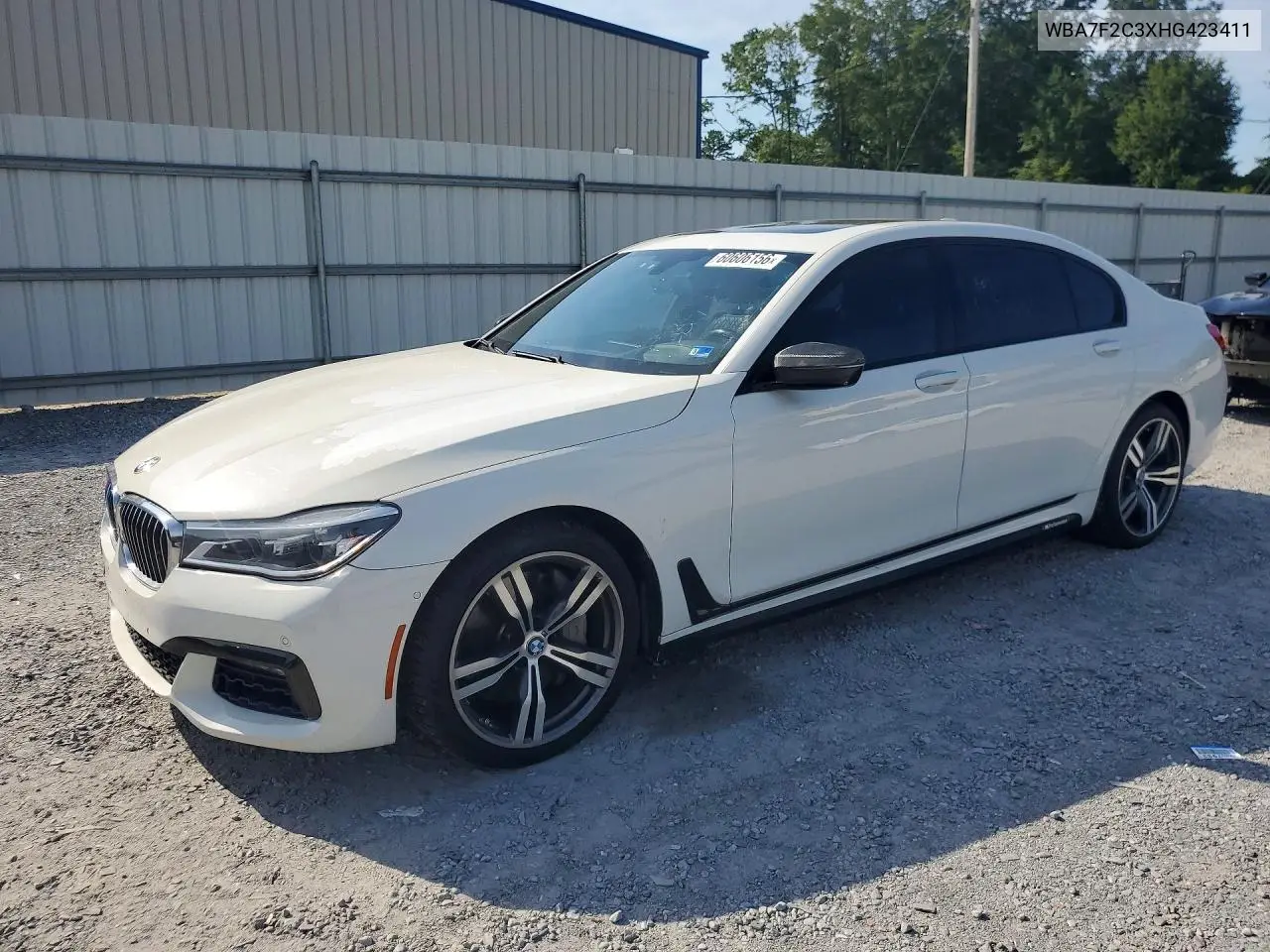 2017 BMW 750 Xi VIN: WBA7F2C3XHG423411 Lot: 60606156