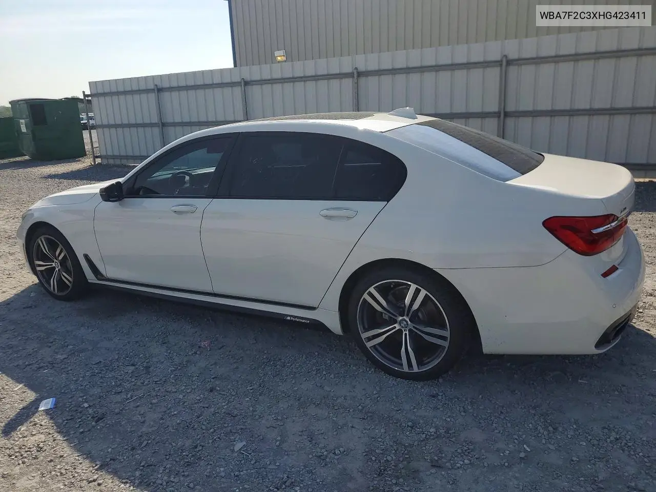 2017 BMW 750 Xi VIN: WBA7F2C3XHG423411 Lot: 60606156