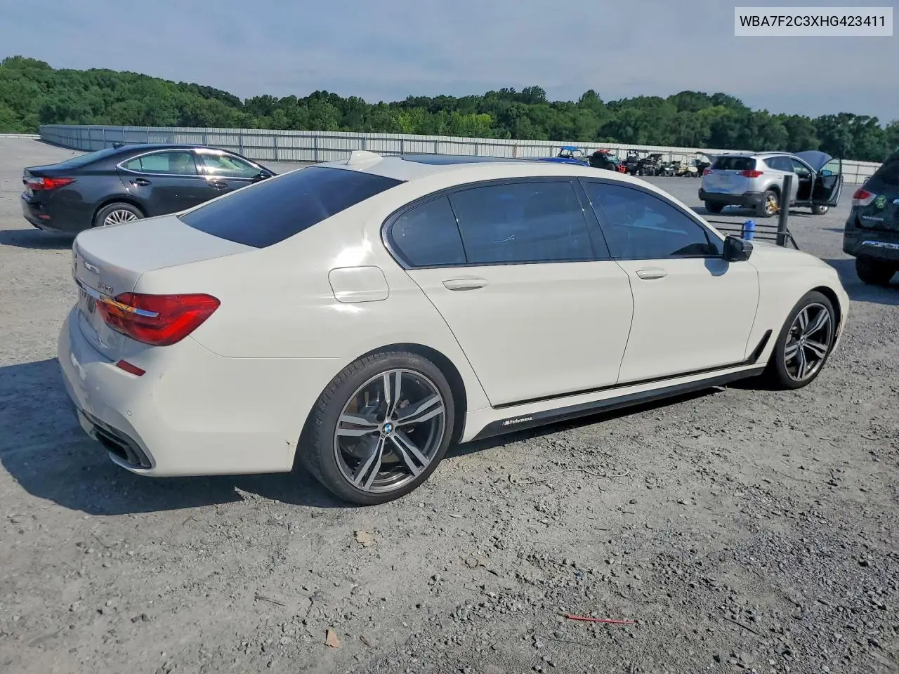 2017 BMW 750 Xi VIN: WBA7F2C3XHG423411 Lot: 60606156