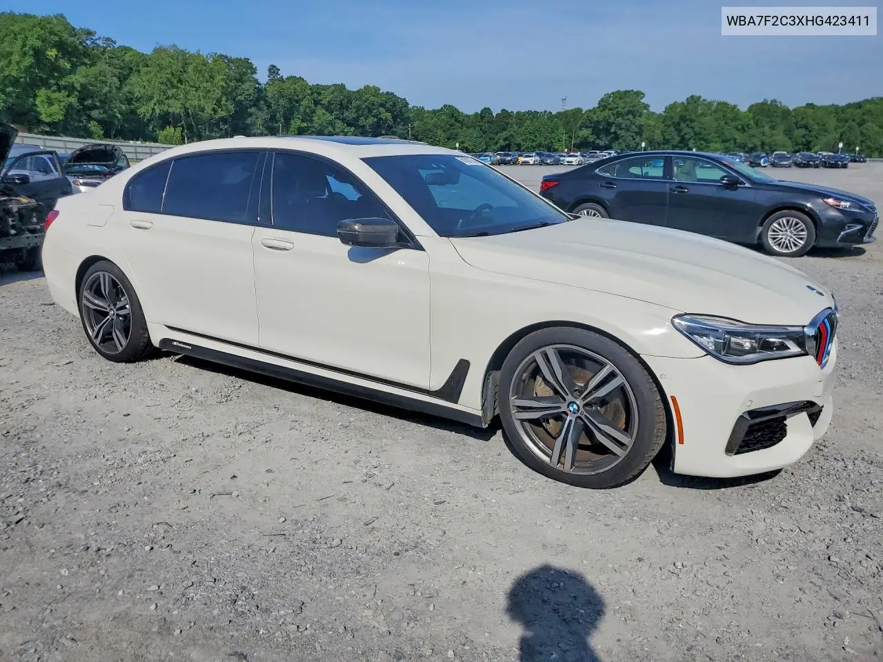 2017 BMW 750 Xi VIN: WBA7F2C3XHG423411 Lot: 60606156