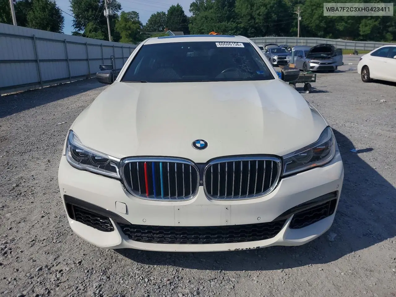 2017 BMW 750 Xi VIN: WBA7F2C3XHG423411 Lot: 60606156