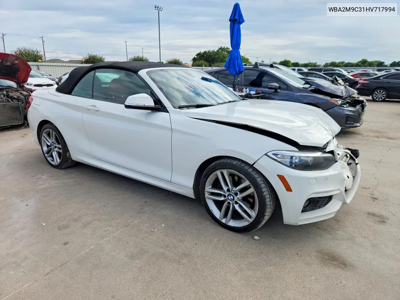 2017 BMW 230Xi VIN: WBA2M9C31HV717994 Lot: 61173806