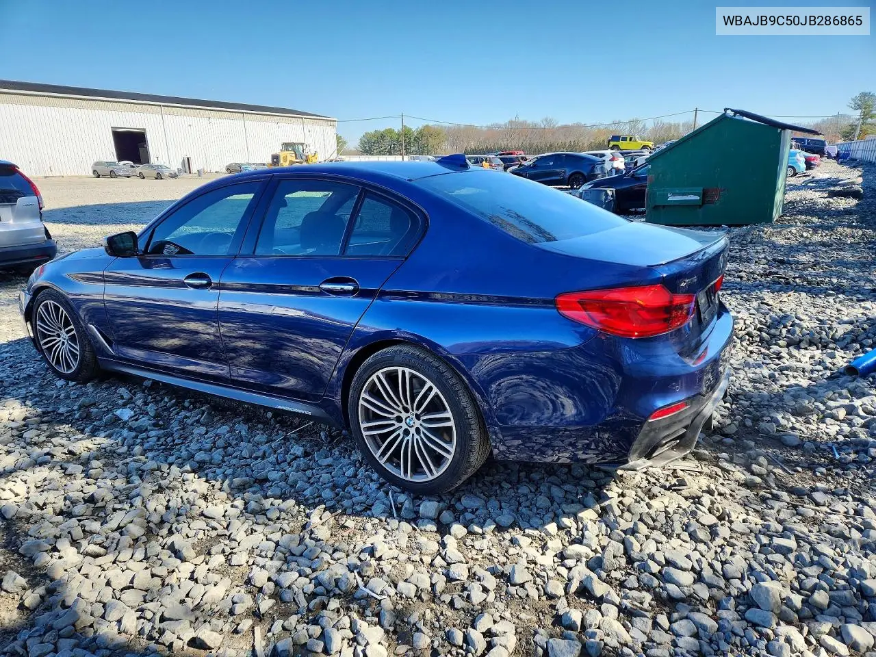 2018 BMW M550Xi VIN: WBAJB9C50JB286865 Lot: 49051316