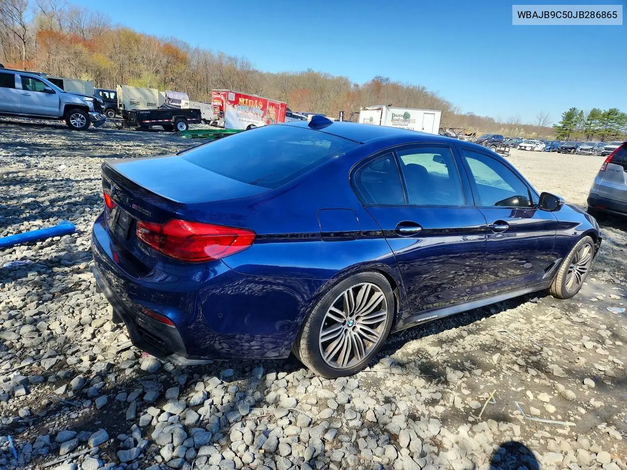 2018 BMW M550Xi VIN: WBAJB9C50JB286865 Lot: 49051316