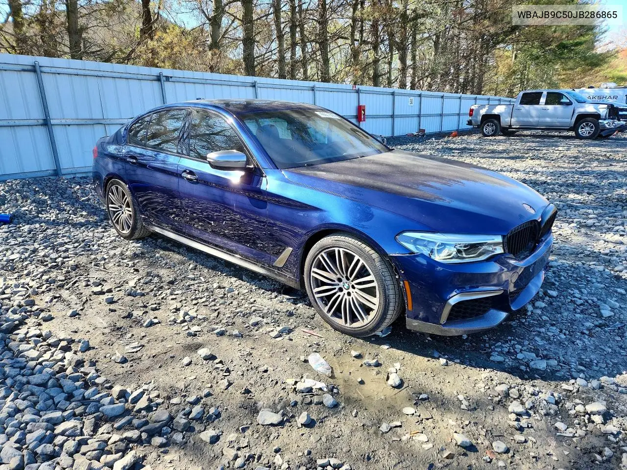 2018 BMW M550Xi VIN: WBAJB9C50JB286865 Lot: 49051316