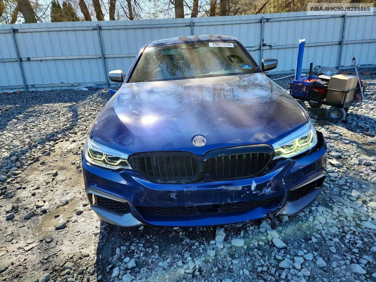2018 BMW M550Xi VIN: WBAJB9C50JB286865 Lot: 49051316