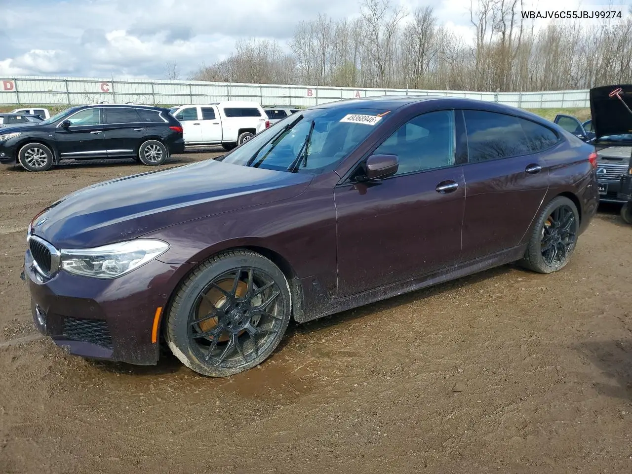 2018 BMW 640 Xigt VIN: WBAJV6C55JBJ99274 Lot: 49368946