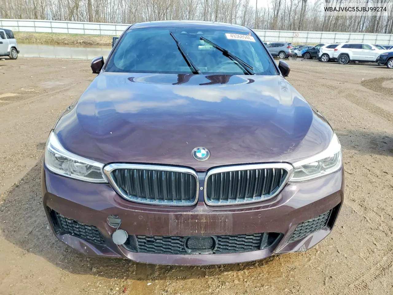 2018 BMW 640 Xigt VIN: WBAJV6C55JBJ99274 Lot: 49368946