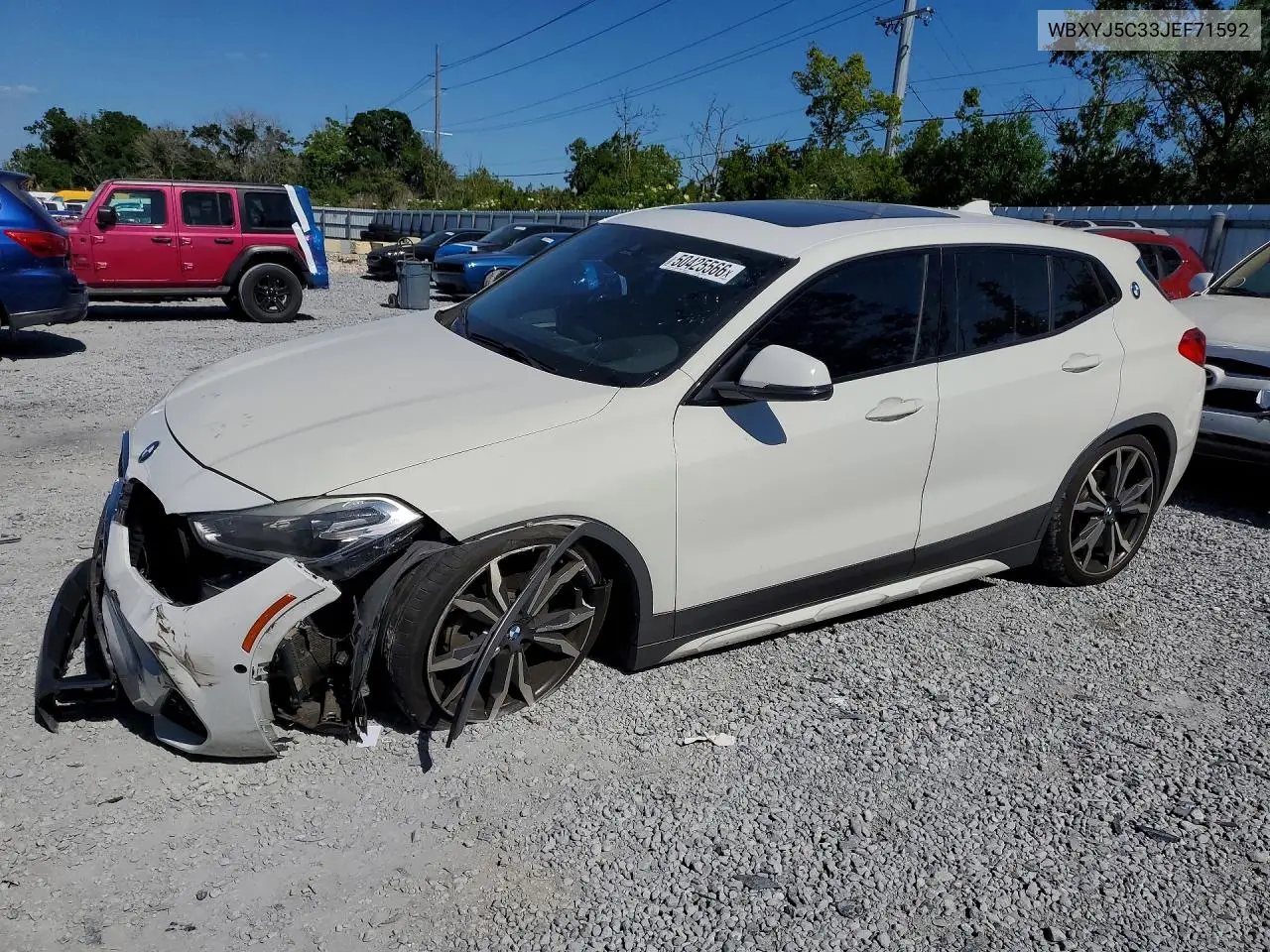 2018 BMW X2 xDrive28I VIN: WBXYJ5C33JEF71592 Lot: 50425566