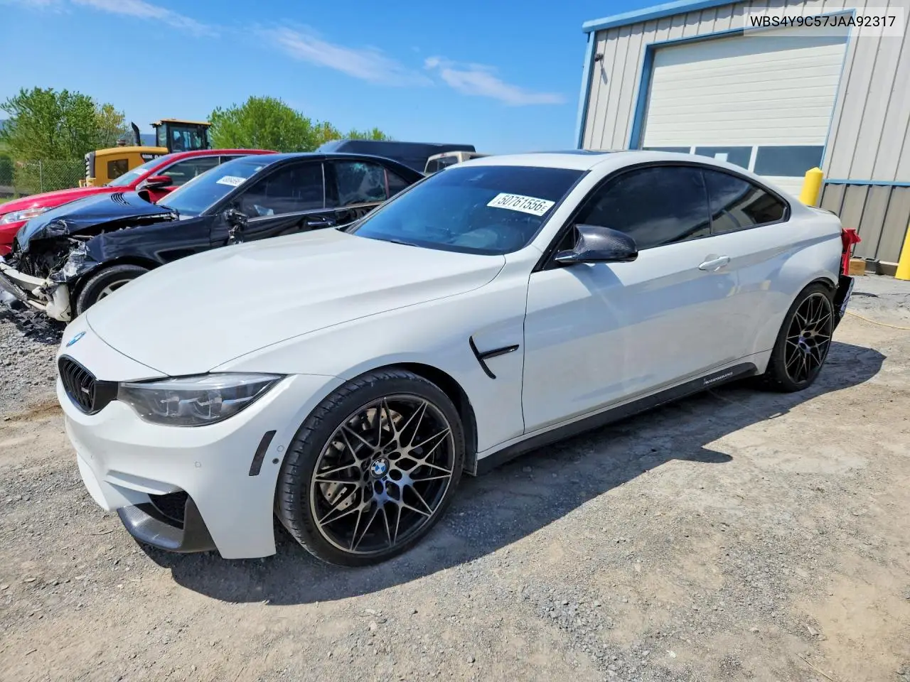 2018 BMW M4 VIN: WBS4Y9C57JAA92317 Lot: 50761556