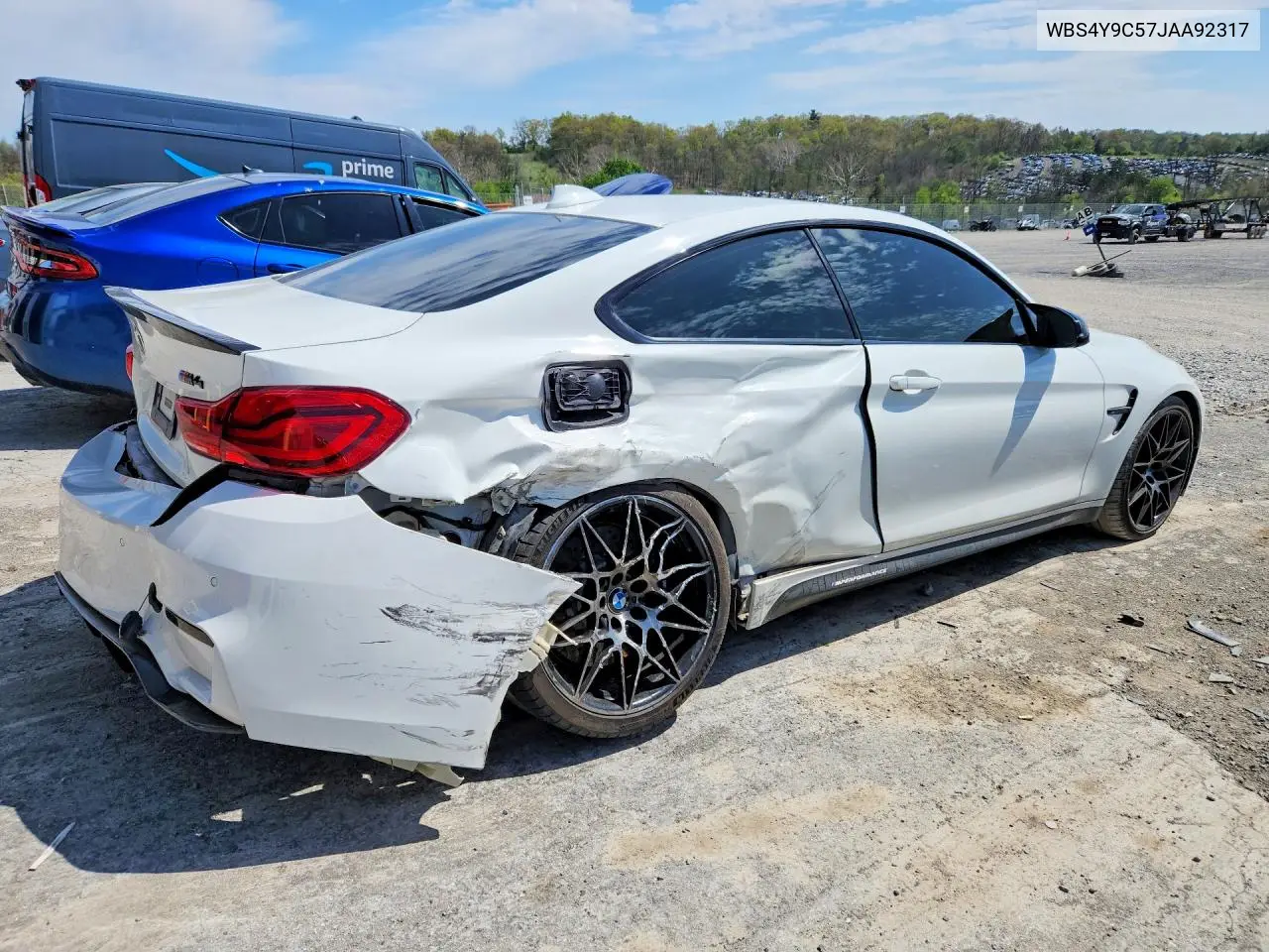 2018 BMW M4 VIN: WBS4Y9C57JAA92317 Lot: 50761556