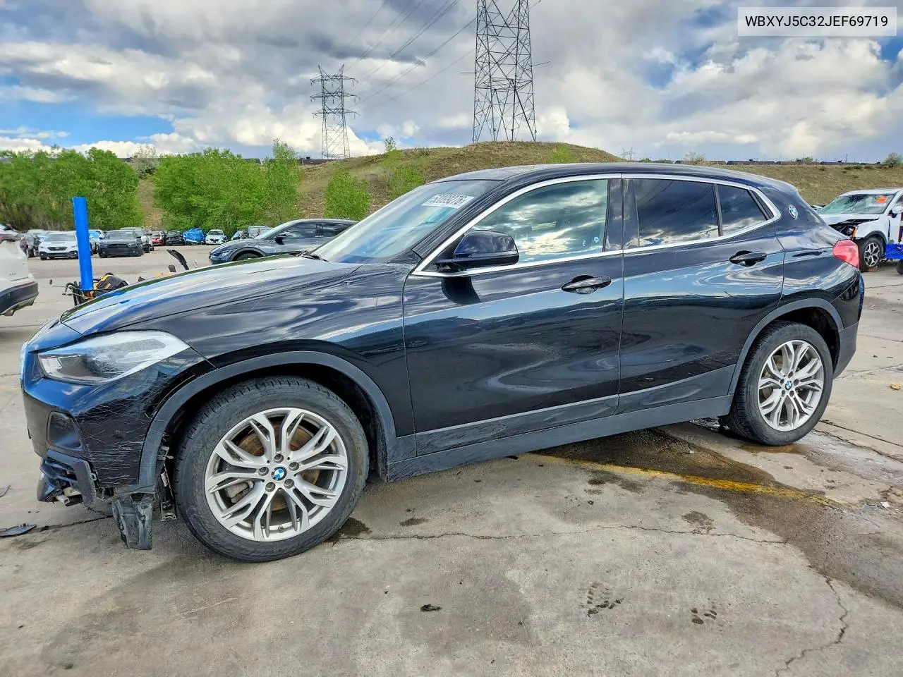 2018 BMW X2 xDrive28I VIN: WBXYJ5C32JEF69719 Lot: 52099276