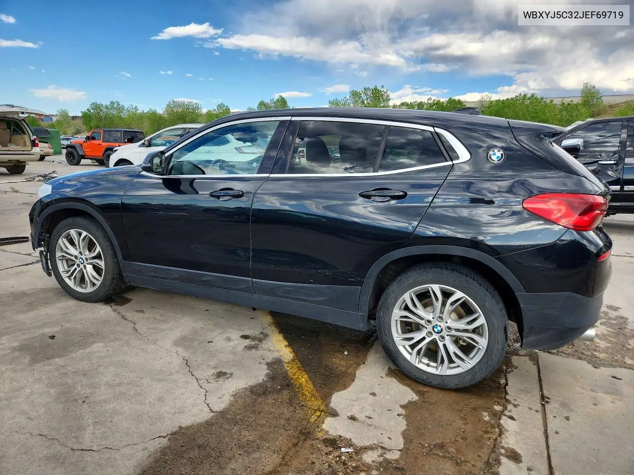 2018 BMW X2 xDrive28I VIN: WBXYJ5C32JEF69719 Lot: 52099276