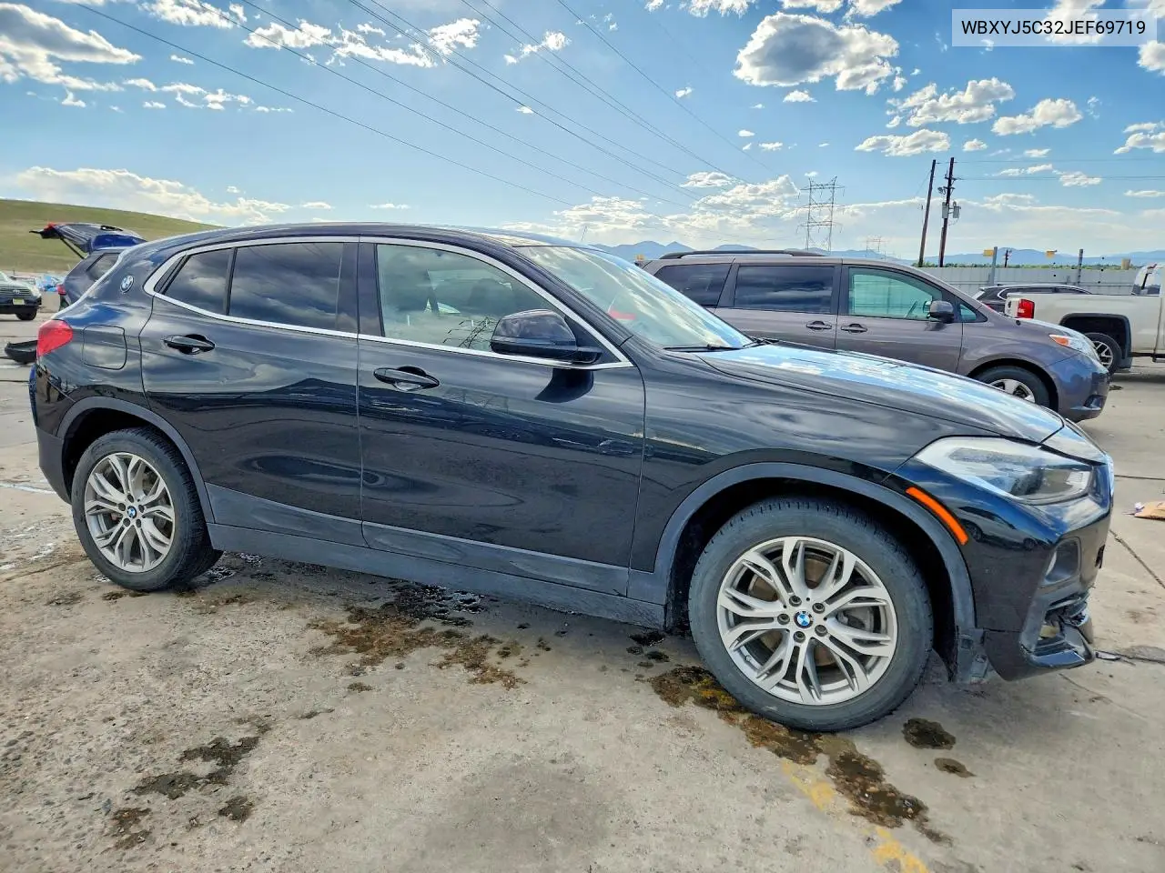 2018 BMW X2 xDrive28I VIN: WBXYJ5C32JEF69719 Lot: 52099276