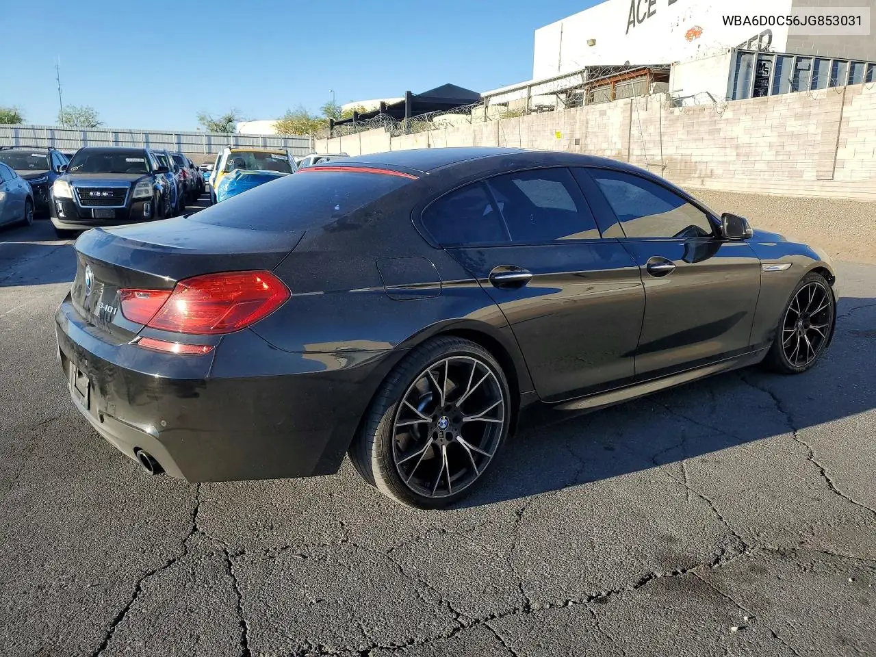 2018 BMW 640 I Gran Coupe VIN: WBA6D0C56JG853031 Lot: 52541806