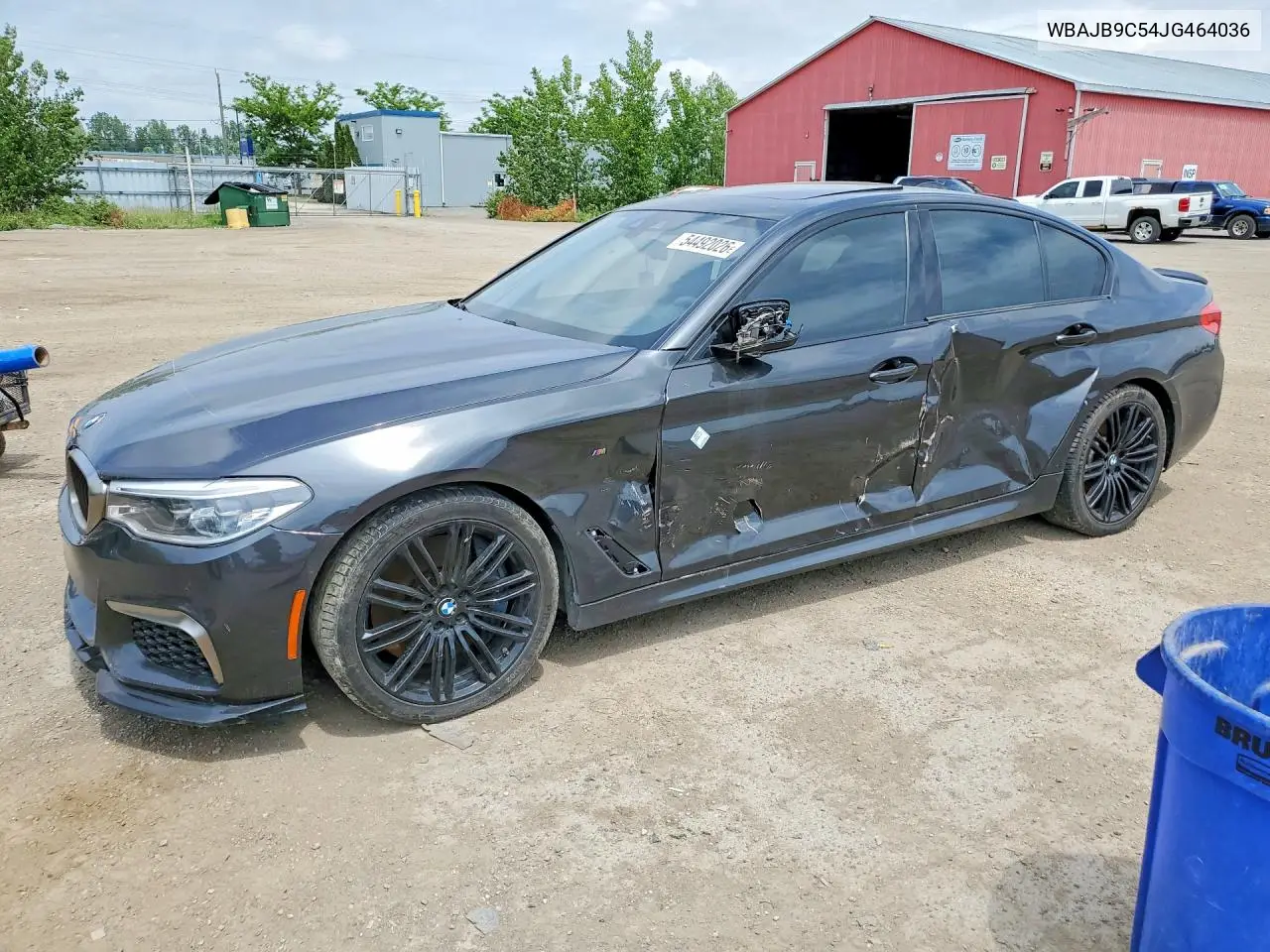 2018 BMW M550Xi VIN: WBAJB9C54JG464036 Lot: 54492026