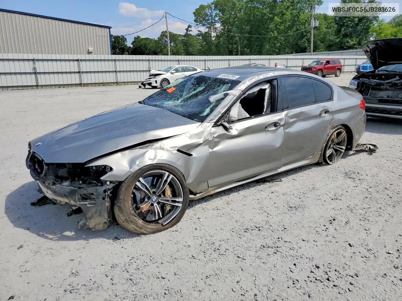 2018 BMW M5 VIN: WBSJF0C56JB283626 Lot: 54494286