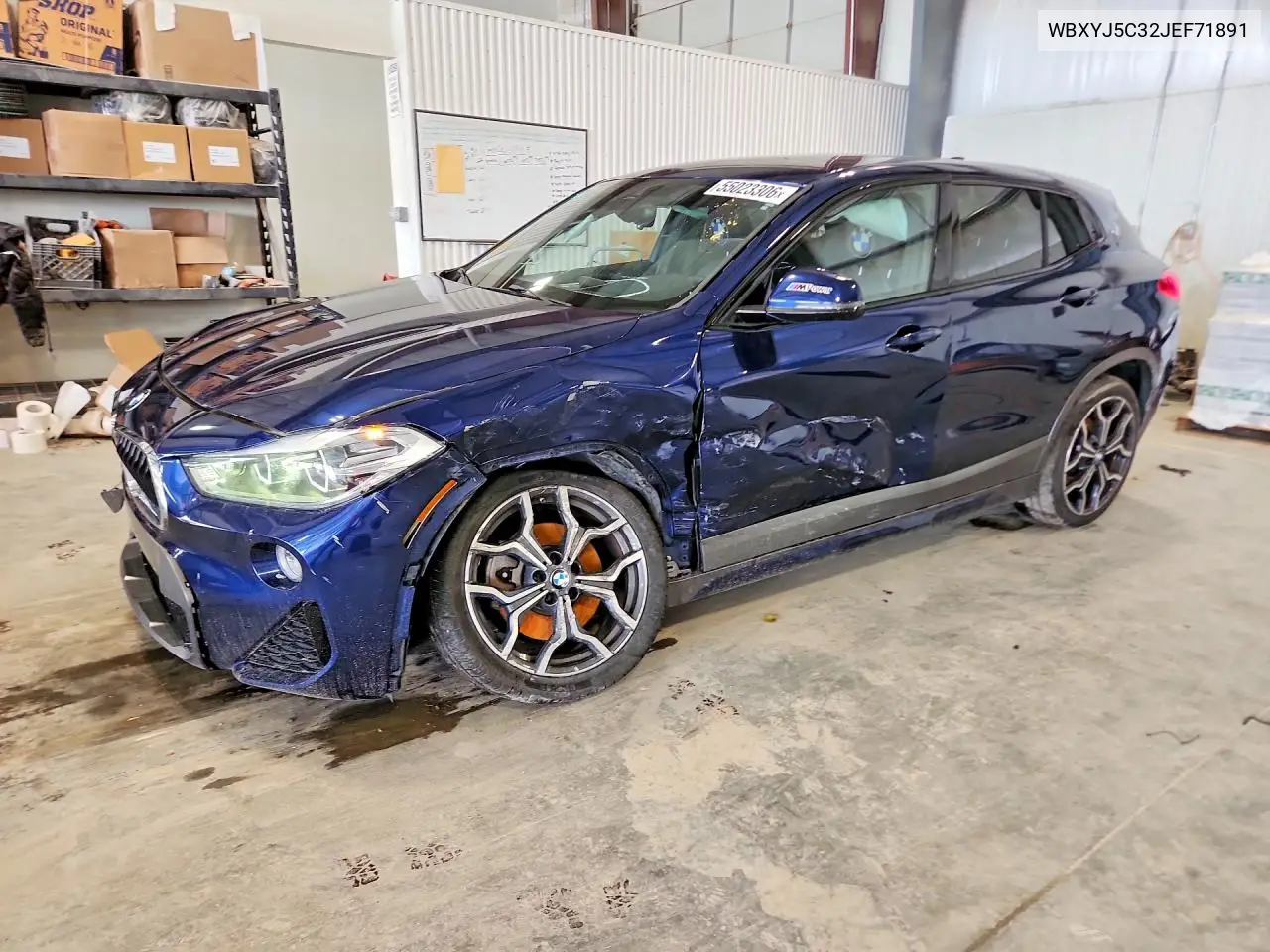 2018 BMW X2 xDrive28I VIN: WBXYJ5C32JEF71891 Lot: 55023306