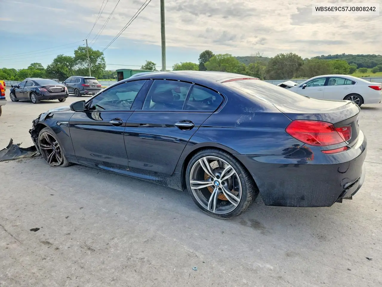 2018 BMW M6 Gran Coupe VIN: WBS6E9C57JG808242 Lot: 55299156